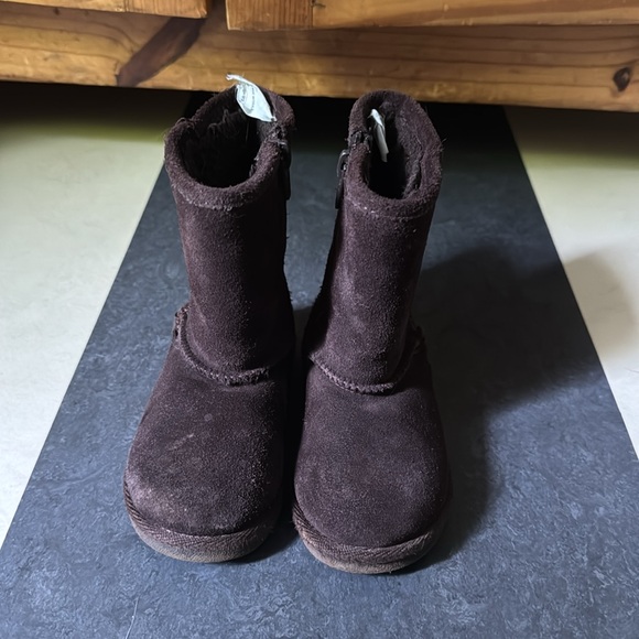 Nordstrom Rack suede zipper boot, toddler 7 - Picture 2 of 5